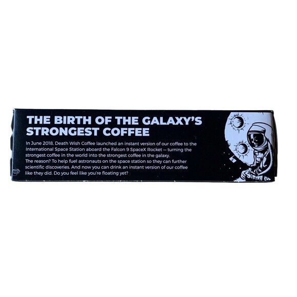 DEATH WISH COFFEE CO. đź’€Instant Single Serve Packets The Worlds In Strongest NEW - Picture 3 of 7